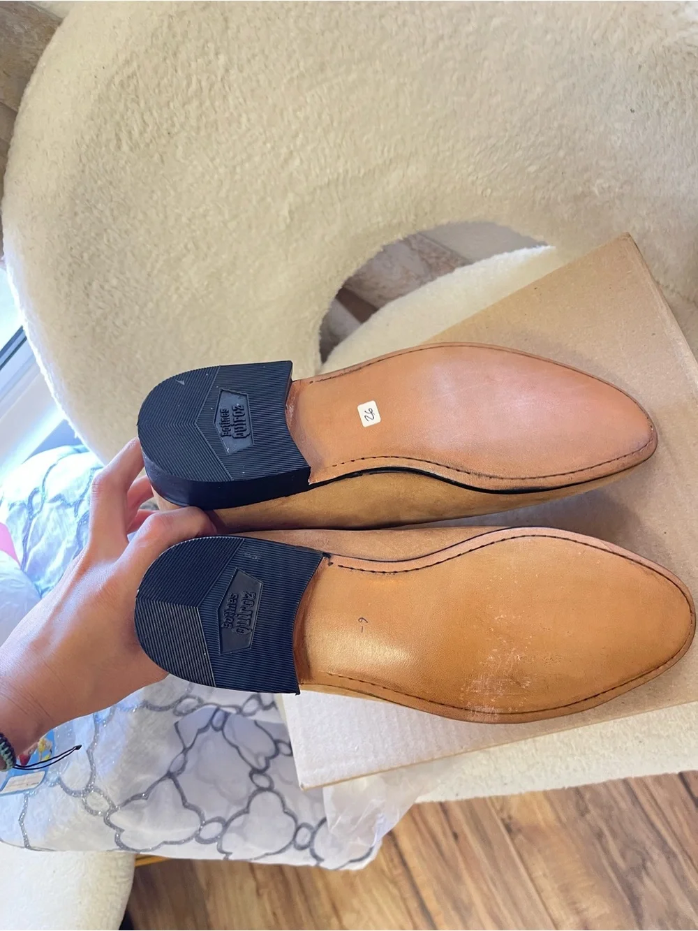 Men's Tan Suede Chukka Boots with Branded Pull Tabs